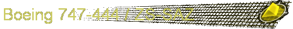 Boeing 747-444 / ZS-SAZ