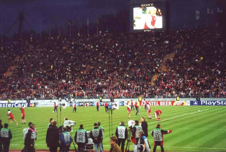 Erwrmung der Spieler (FCB)