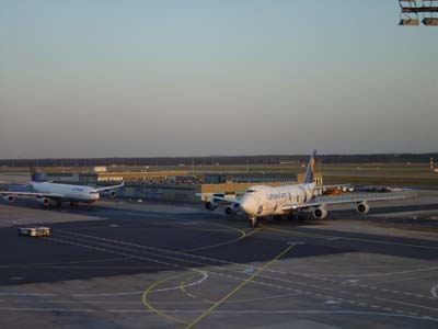 Bild004: Abflug aus Frankfurt gegen 21.30 Uhr