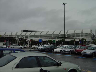 Bild009: Kingsford Smith Airport Sydney im Dauerregen