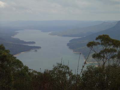 Bild042: Lake Burragorang in Sdrichtung