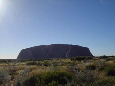 Bild103: Am Morgen zum Uluru