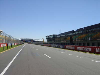 Bild161: Grand Prix Kurs Melbourne - Inboard camera