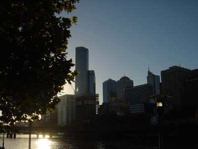 Bild164: Sunset am Yarra River