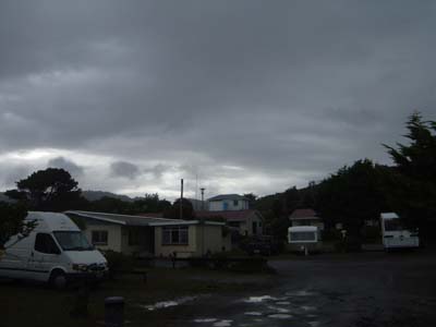 Bild215: Nach Gewitternacht in Greymouth