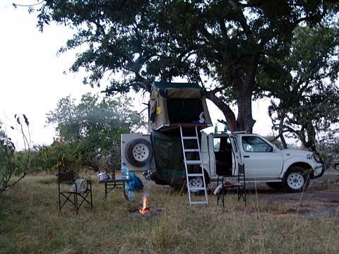 Bild141: Morgens am Okavango Delta