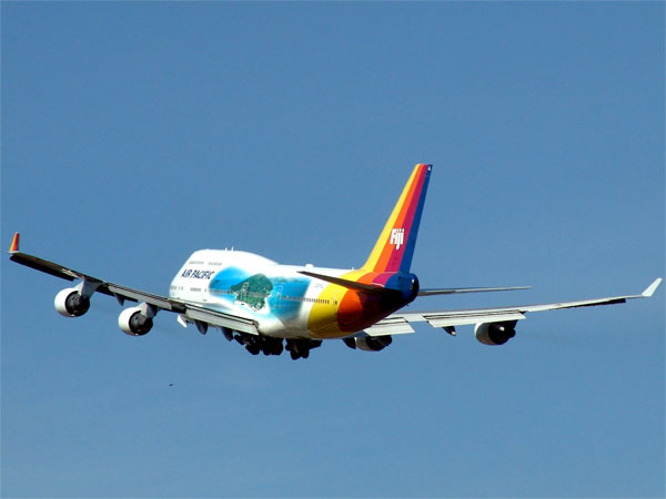 Boeing 747-412 / DQ-FJL / Flight to Sydney