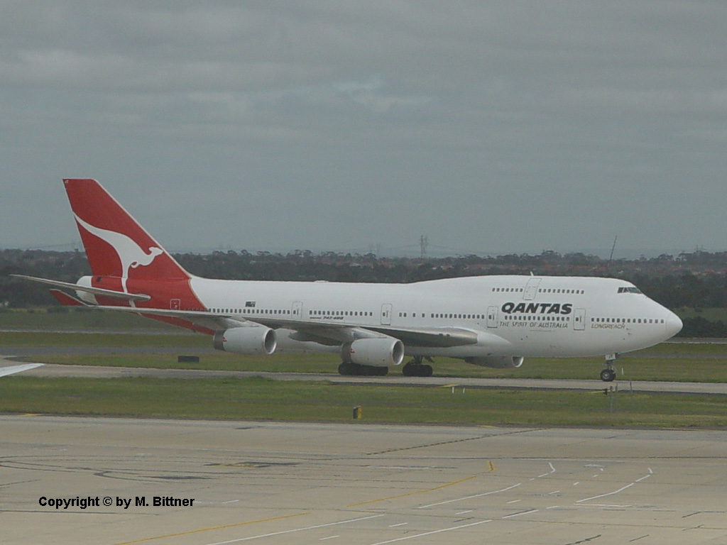 Boeing 747-438 / VH-OJT / 