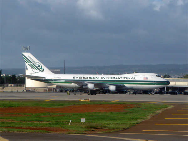 Boeing747 SR-46(SF) / N477EV / in Honolulu